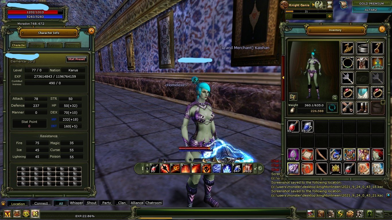 YETİŞEN ALIR79 warıor 77 mage 73 priest