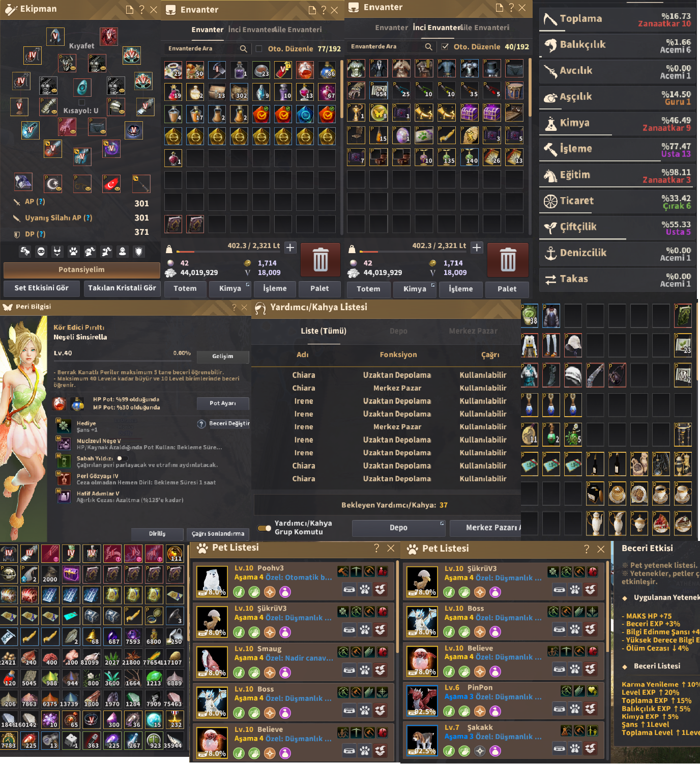 Black Desert Online Türkiye/MENA Bölgesi BDO Launcher / 64 Lv. / 301