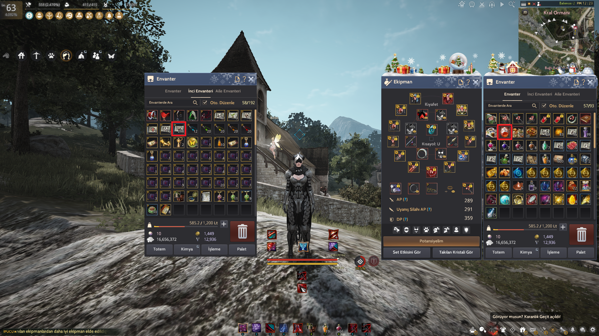 BDO[MENA] 291AP 359 DP LA ORZECALI 63 LEVEL KUNO
