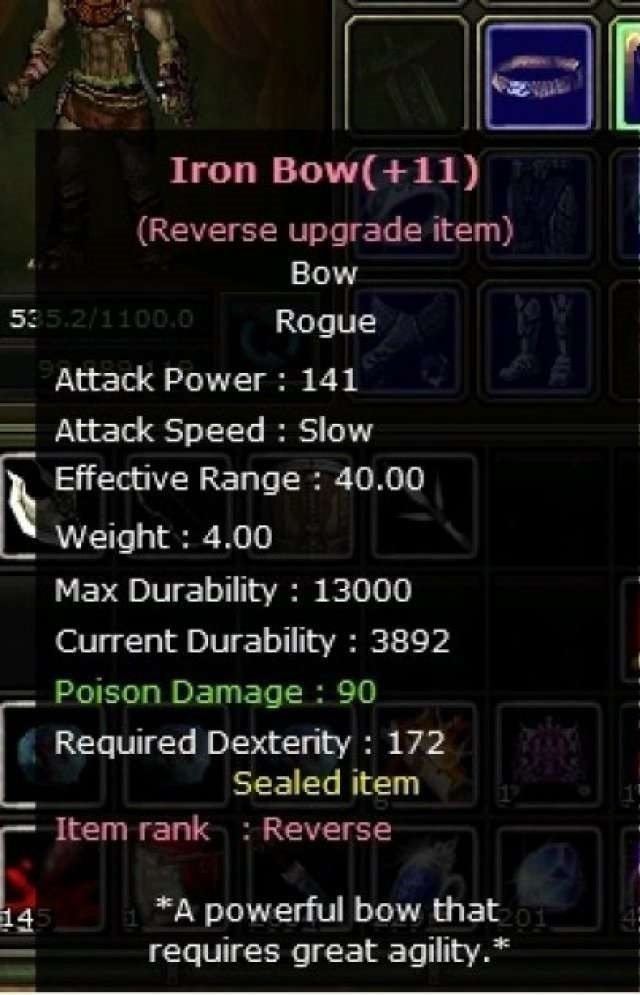 9 iron bow(reb 11)