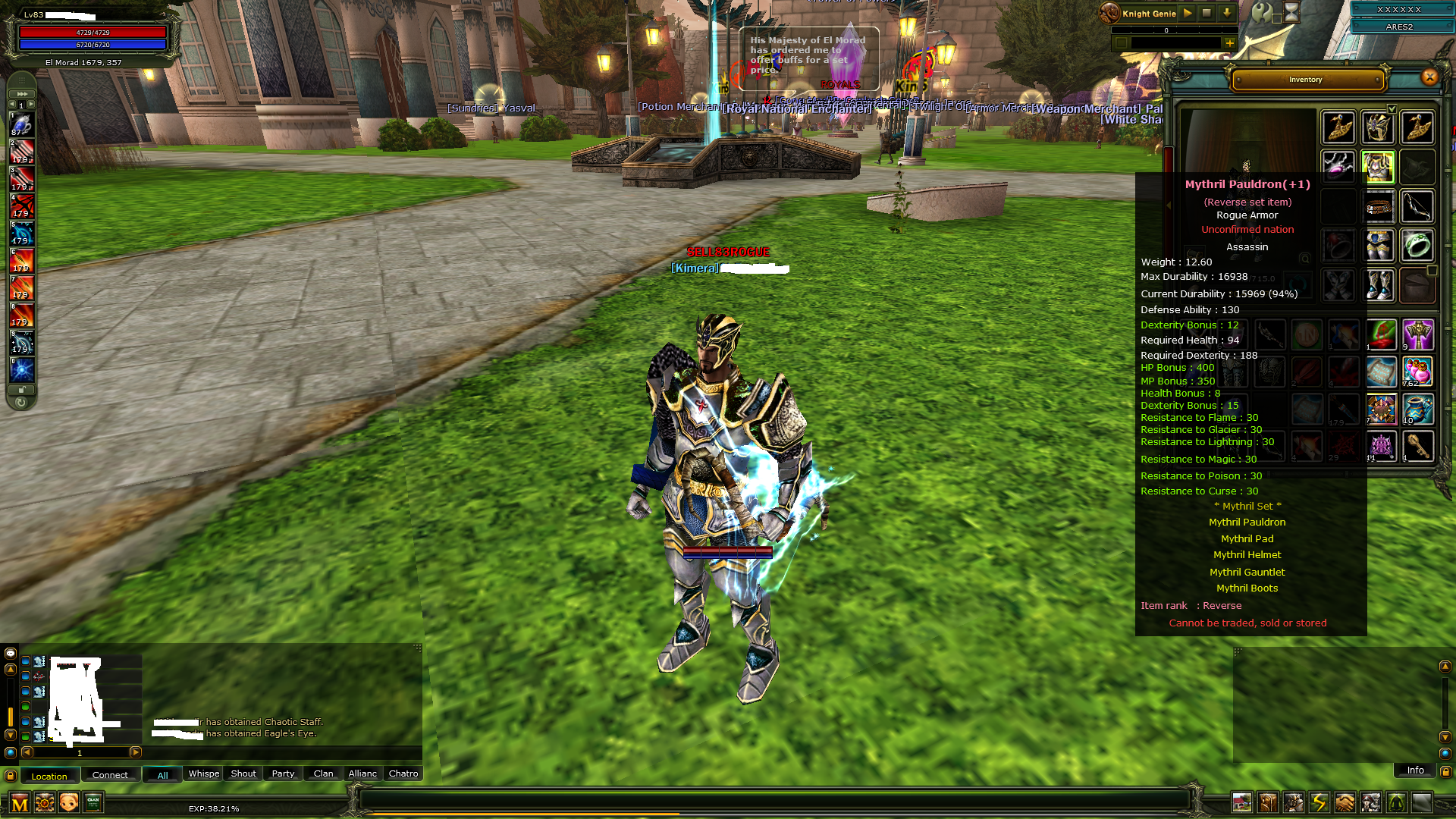 ares 83/reb 3 % 74 380k Np