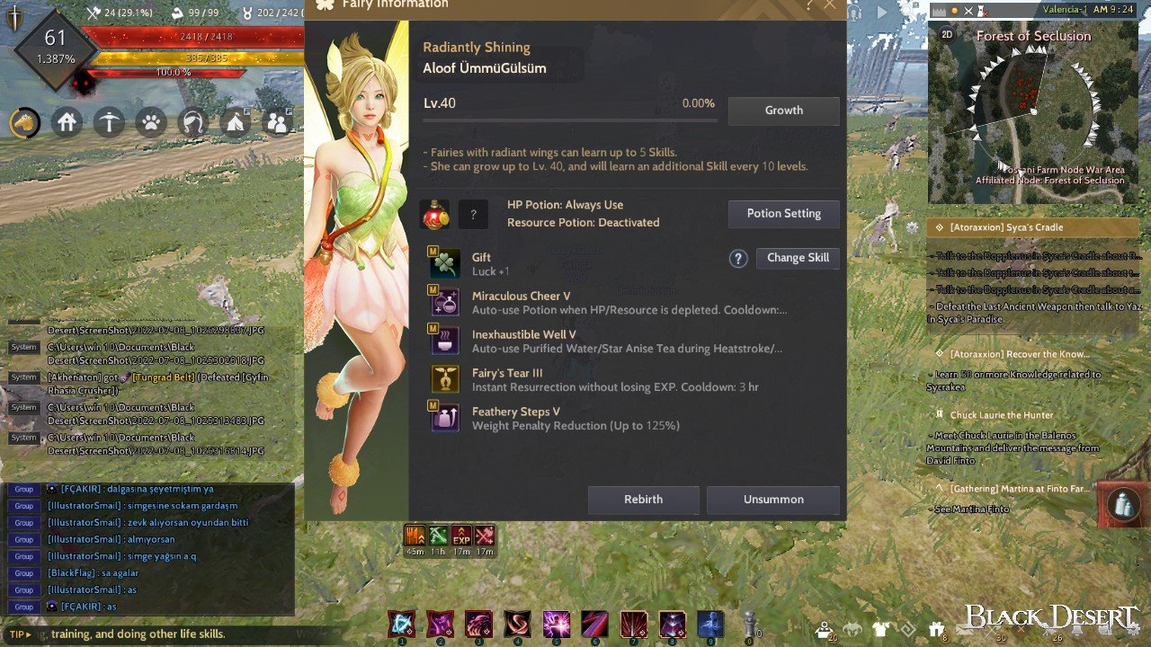 Peripen Black Desert Online Türkiye/MENA Bölgesi BDO CLIENT 259 AP 307 DP T4
