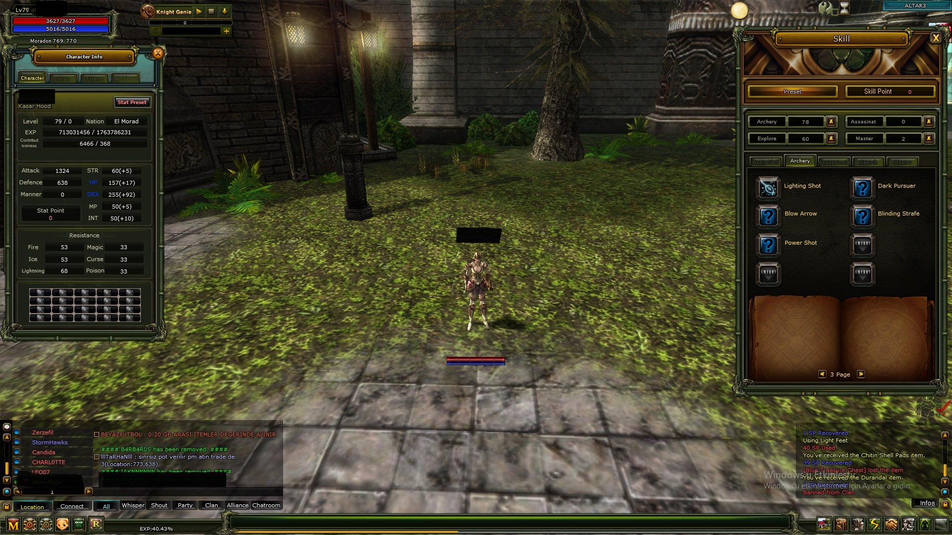 Knight online altar 79 human rogue
