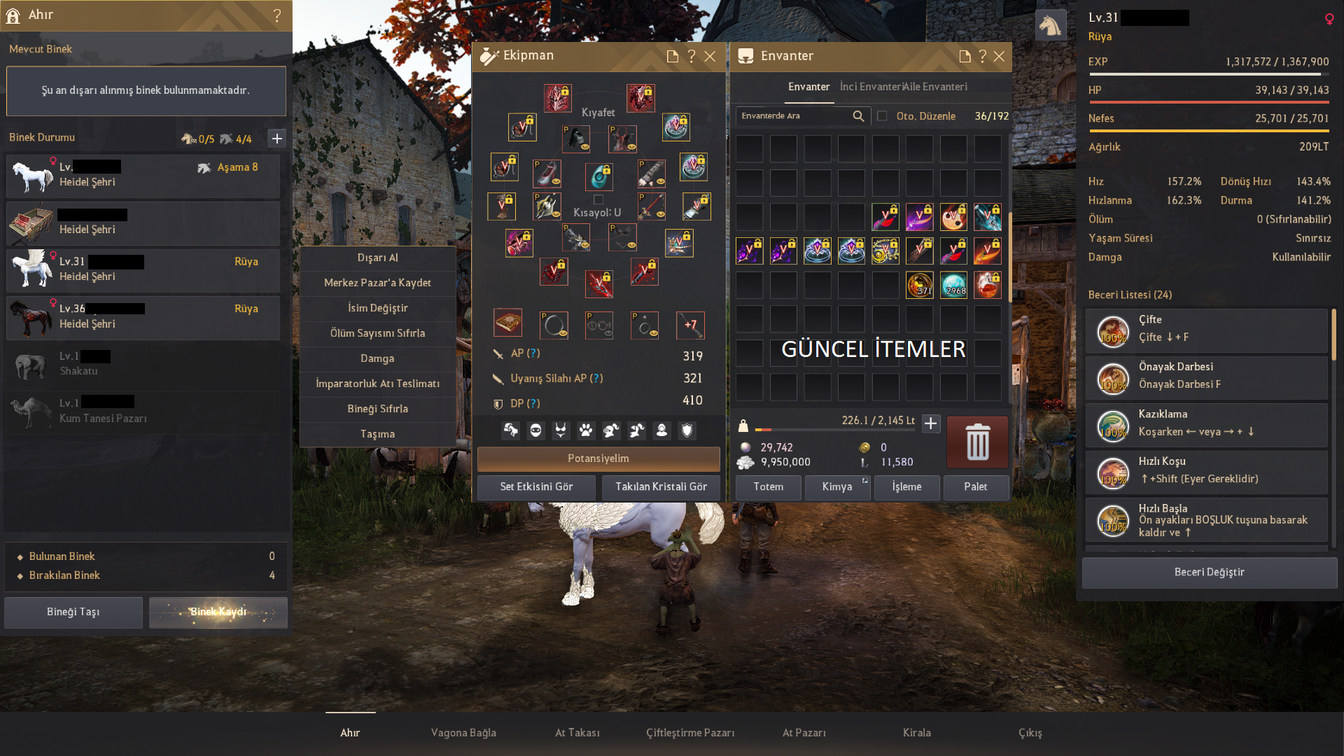 End Game GamezBDO Acil SATILIK 66Lvl LAHN