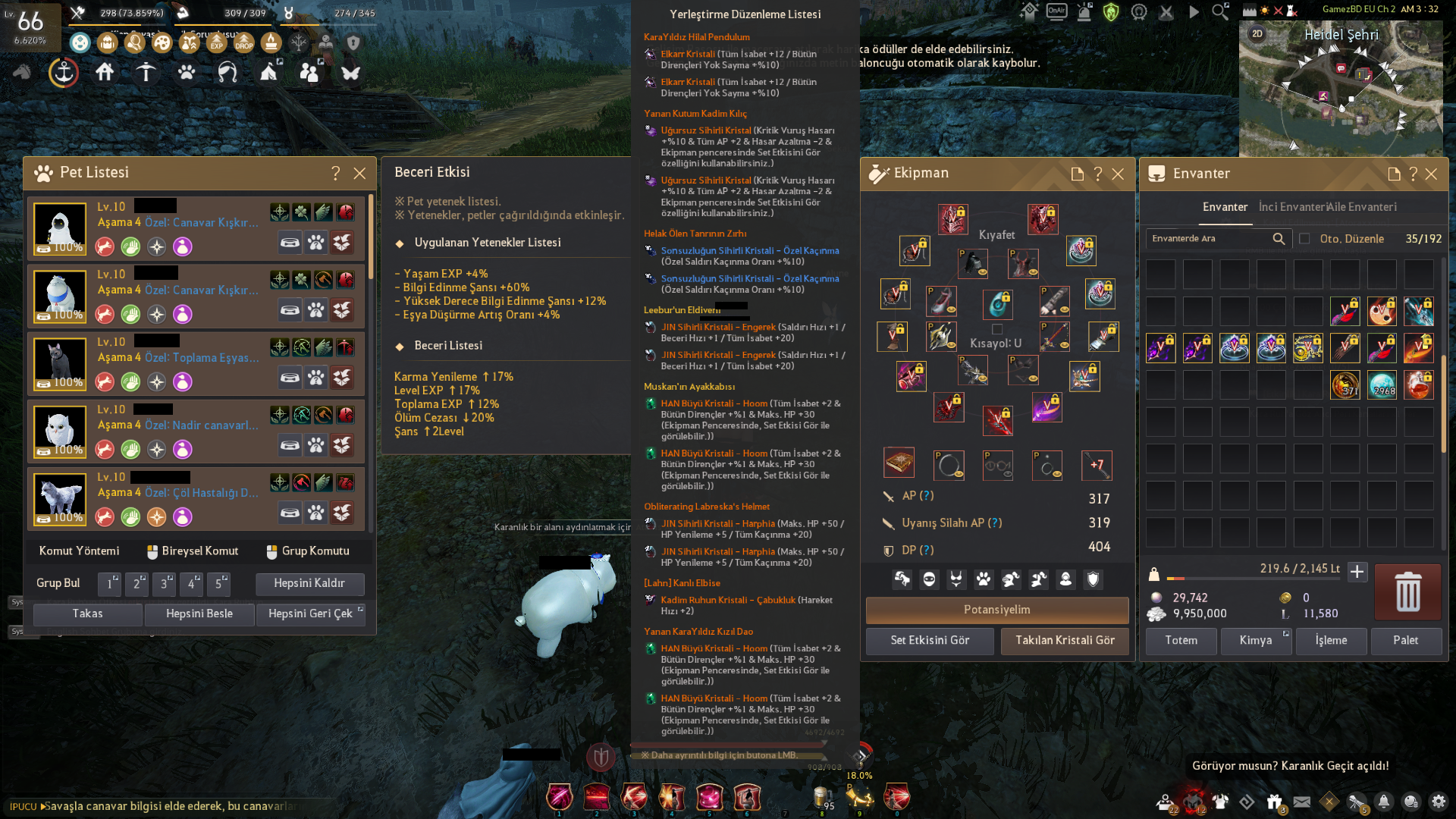 End Game GamezBDO Acil SATILIK 66Lvl LAHN