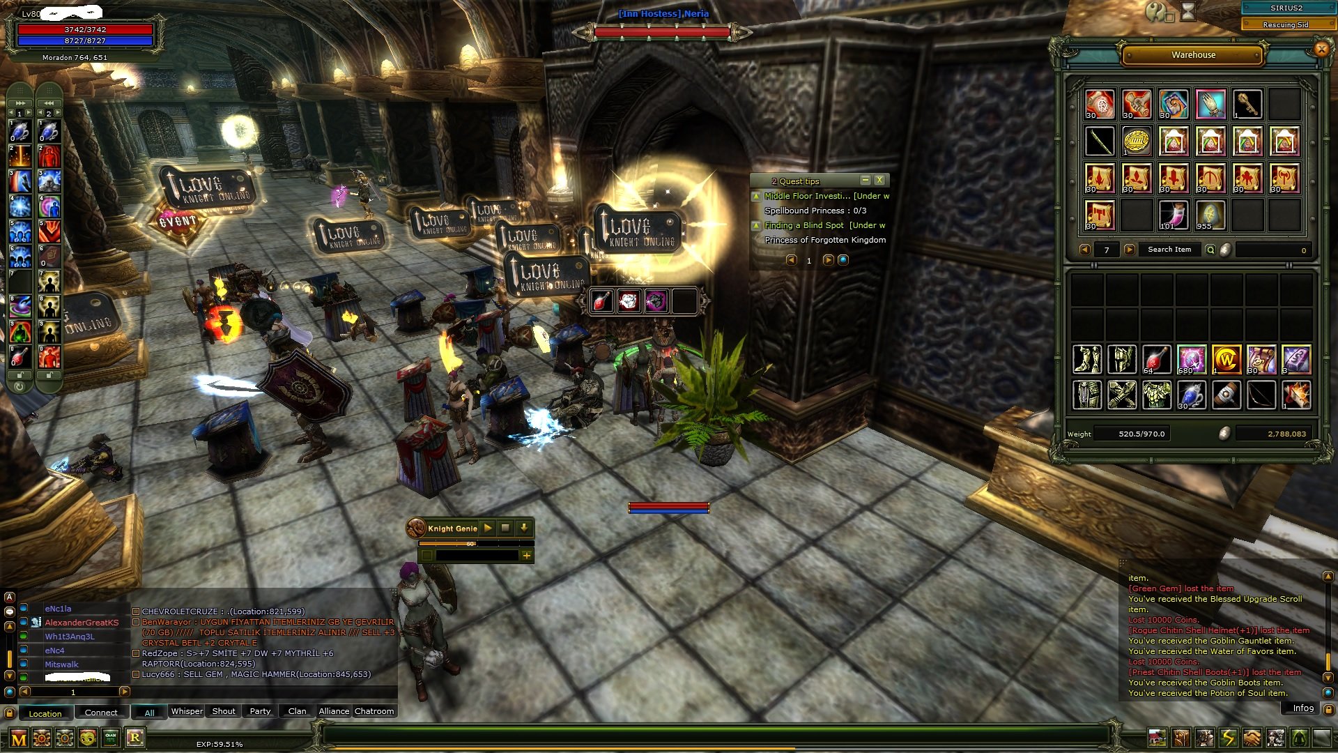 7 Quest mace Priest 4 CHAR