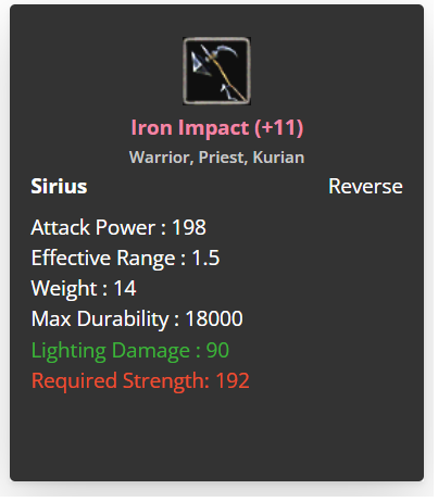 9 iron impact