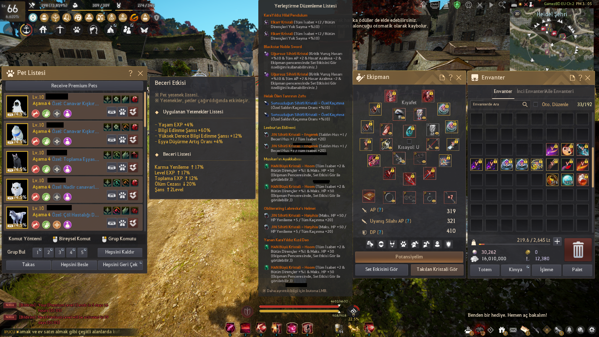 End Game FULL [730GS] 66 Lvl LAHN GamezBDO