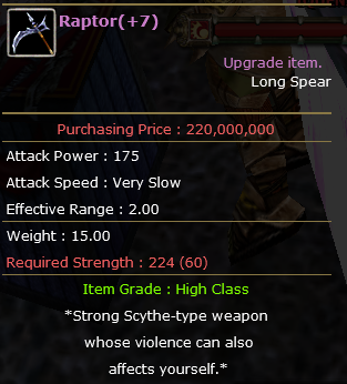 Knight Online Pandora 7 RAPTOR