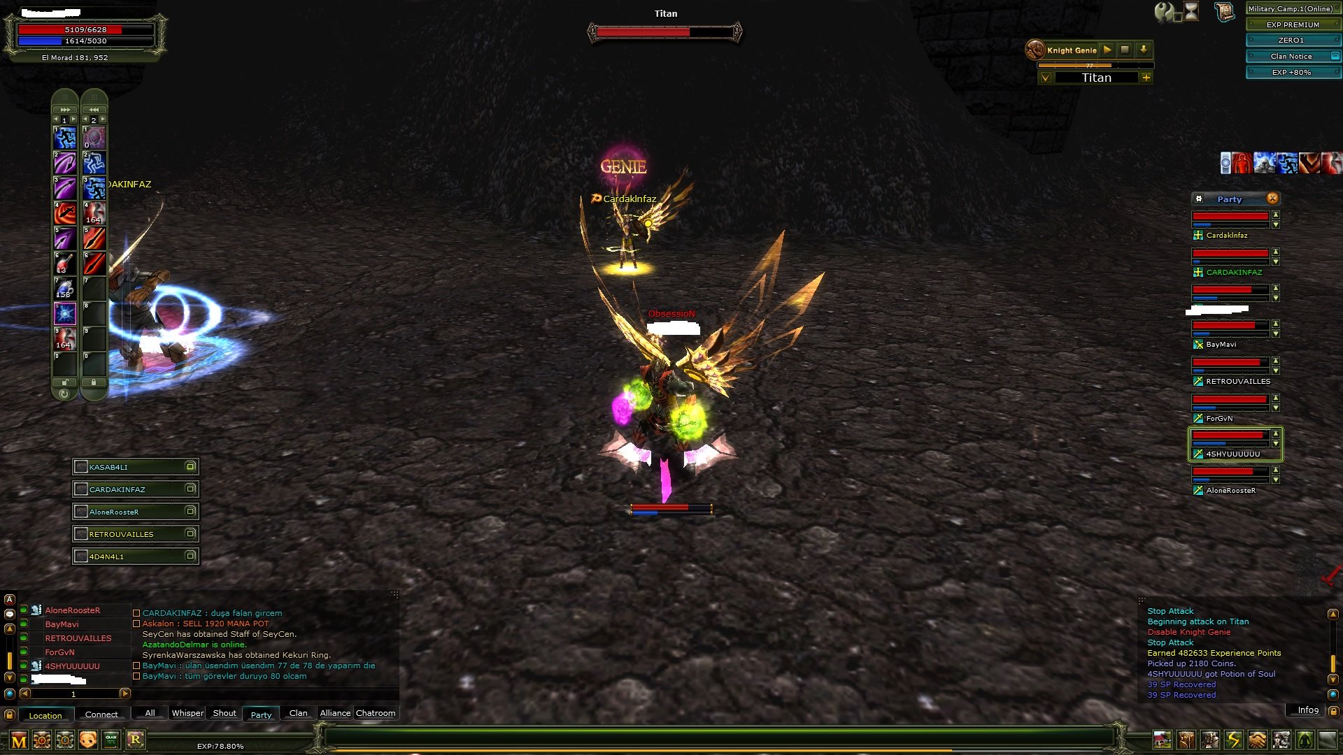 80 LvL Human Asas&Rogue Switch Pre Full Skill Full Pus