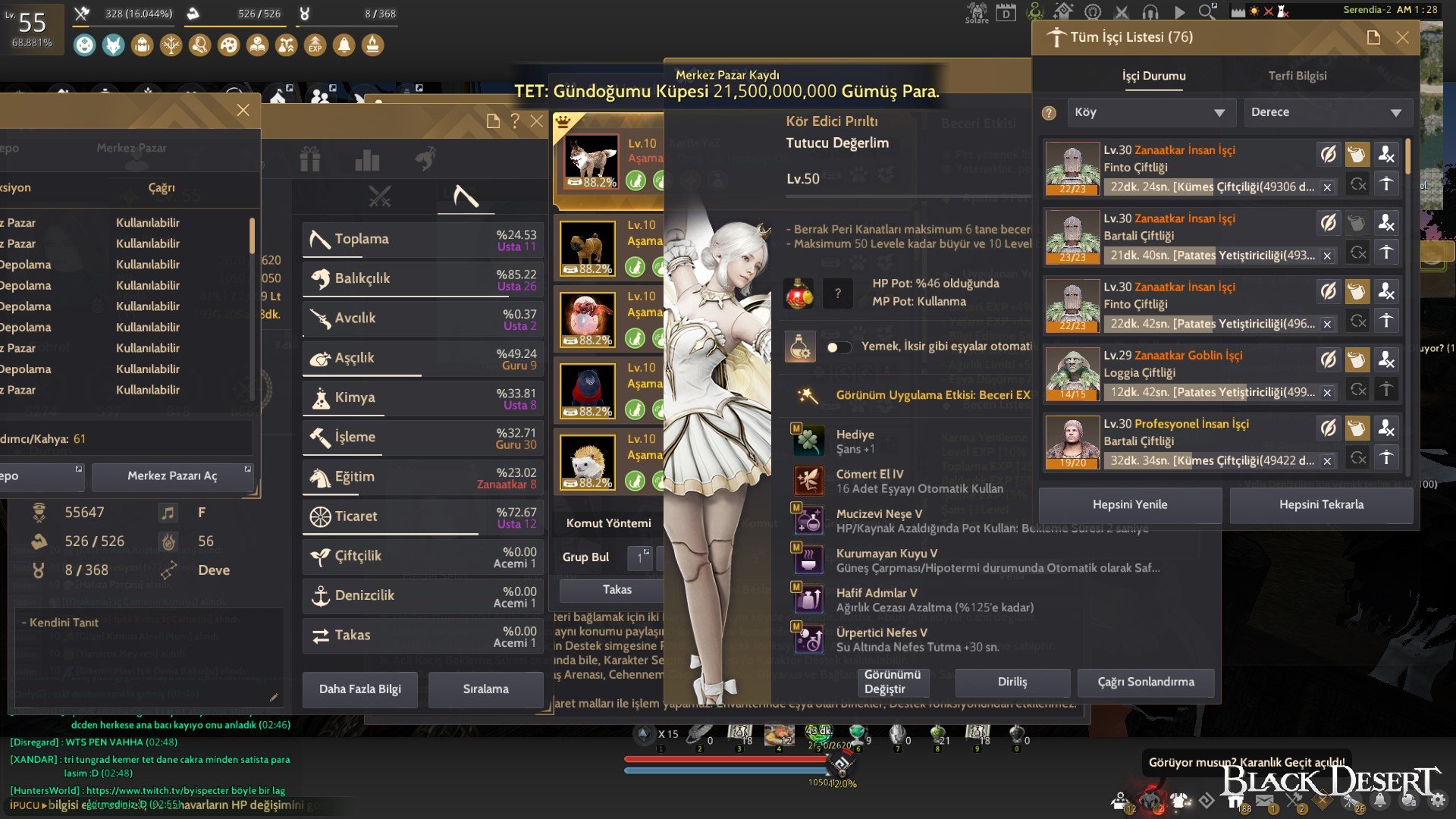 Black Desert Online Türkiye/MENA Bölgesi FULL P2W 8X T4 PET 61 YARDIM