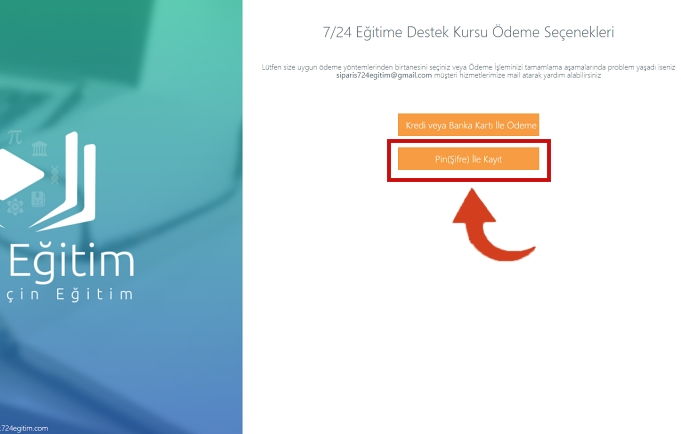 7/24 Uzaktan Eğitim Kursu