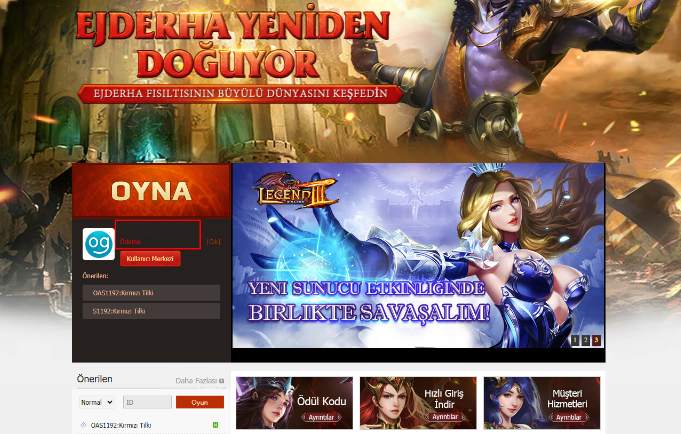 Legend Online Elmas Nasıl Yüklenir - 2