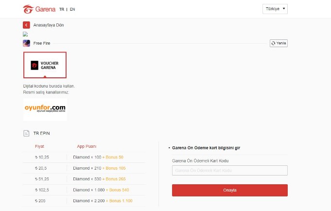 Free Fire Elmas Kodu Nasıl Kullanılır - 5