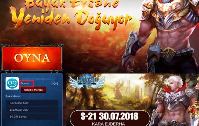 Legend Online Reborn Elmas Nasıl Yüklenir