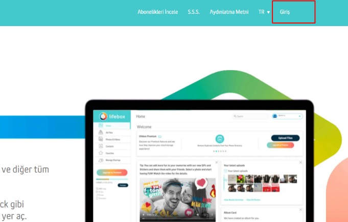 lifebox paket kodu nasıl yüklenir