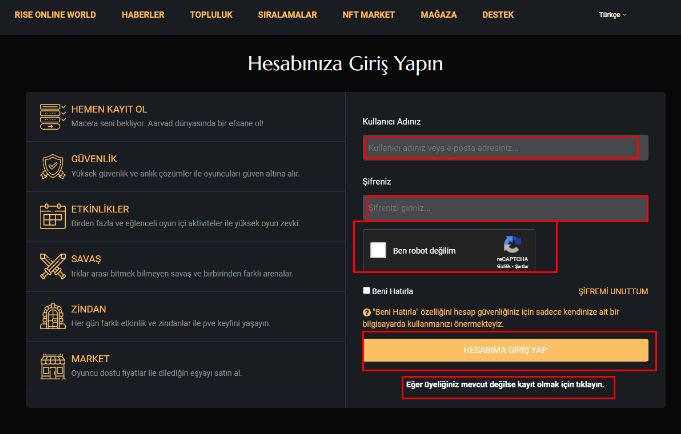 Rise Online Cash Nasıl Yüklenir - 2