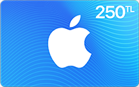 250 TL Tutarında App Store & iTunes Hediye Kartı