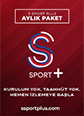 S Sport Plus 1 Aylık Üyelik