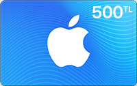 500 TL Tutarında App Store & iTunes Hediye Kartı