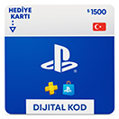 Sony PlayStation Store 1500 TL Hediye Kartı