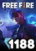 Free Fire 1188 Diamond Global