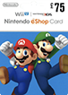 Nintendo eShop Gift Cards UK 75 GBP