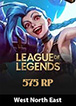 League of Legends West North East Riot Points 575