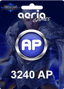 Wartune 3240 Aeria Points