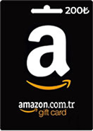 Amazon Hediye Kartı 200 TL