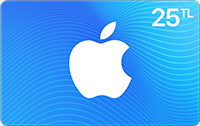 25 TL Tutarında App Store & iTunes Hediye Kartı