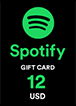 Spotify Gift Card 12 USD