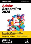 Adobe Acrobat Pro 2024 STE 3Y ESD TR