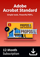 Adobe Acrobat Standard 1Y Sub ESD TR
