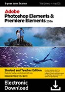 Adobe PHSP & PREM Elements 2026 STE 3Y ESD TR