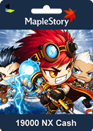 MapleStory 19000 Nexon Cash (Nx)