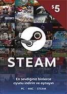 Steam Cüzdan Kodu 5 USD