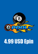 8 Ball Pool 4.99 USD Epin