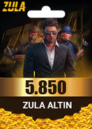 Zula 5.850 Altın
