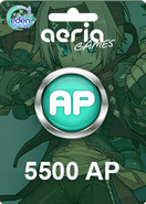 Eden Eternal 5500 Aeria Points