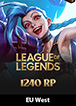 League of Legends Eu West 1240 Riot Points