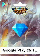 Google Play 25 TL Mobile Legends Bang Bang