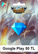 Google Play 50 TL Mobile Legends Bang Bang