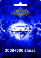 Legend Online Reborn 3000 + 300 Elmas