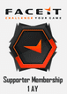 Faceit 1 Ay Supporter Üyelik