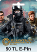 BlackShot GLB Papaya Play 50 TL Cash