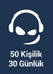 Team Speak 3 50 Kişilik 1 Ay ( Eski Sürüm )