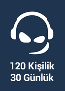 Team Speak 3 120 Kişilik 1 Ay ( Eski Sürüm )