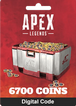 Apex Legends 6700 Coins Origin Key
