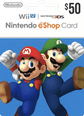 Nintendo eShop Gift Cards US 50 Dolar